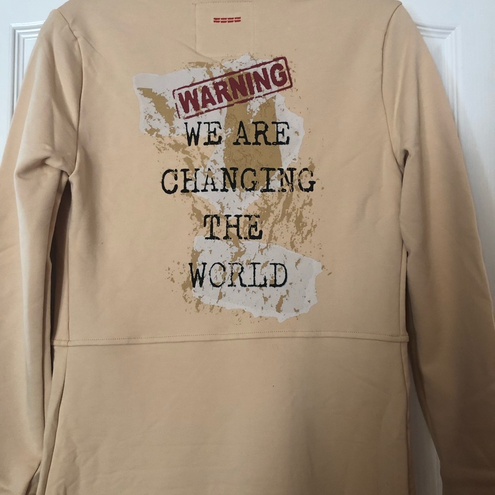 Peace Love World Light Coat S NWT